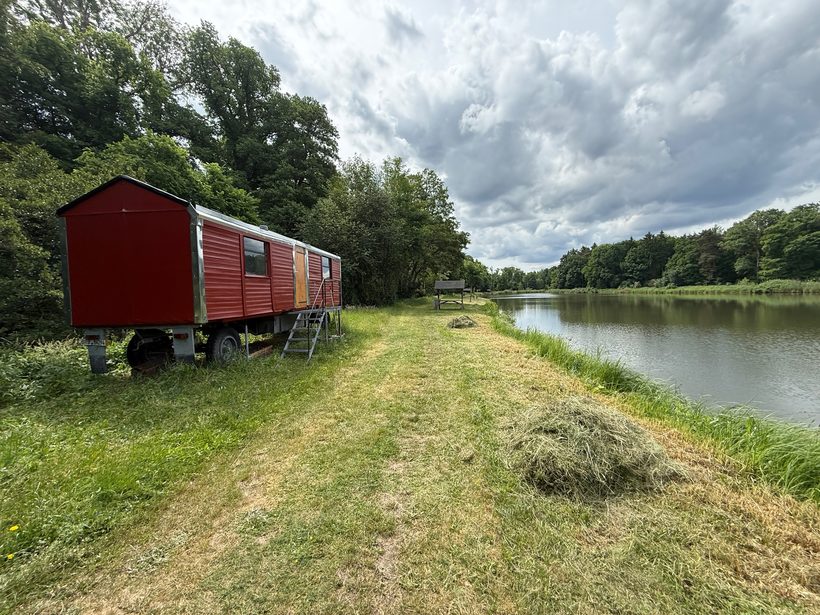 Bauwagen am Teich – Angelpark Neue Mühle