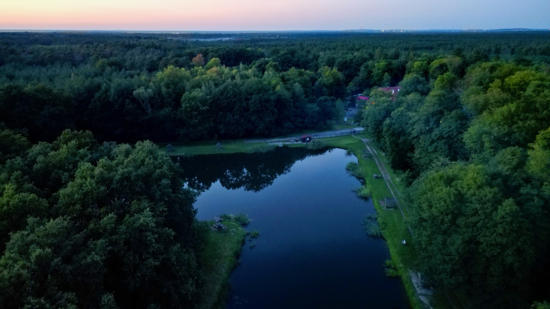 Angelpark Abendstimmung