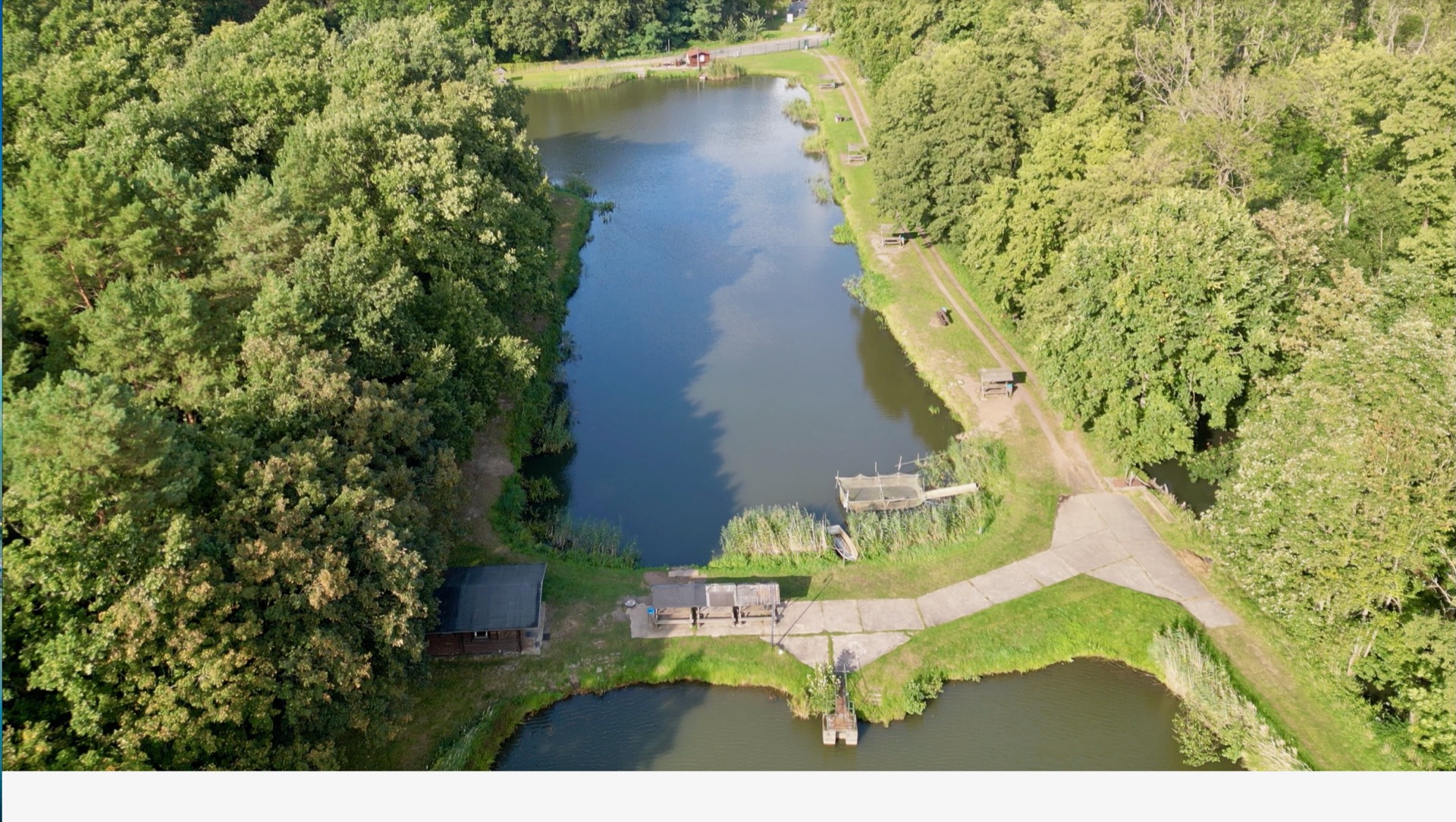 Teich Drohnenaufnahme